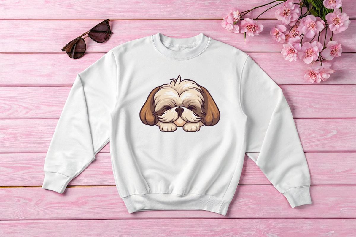 Sleeping Dog, DTF transfer, various breeds