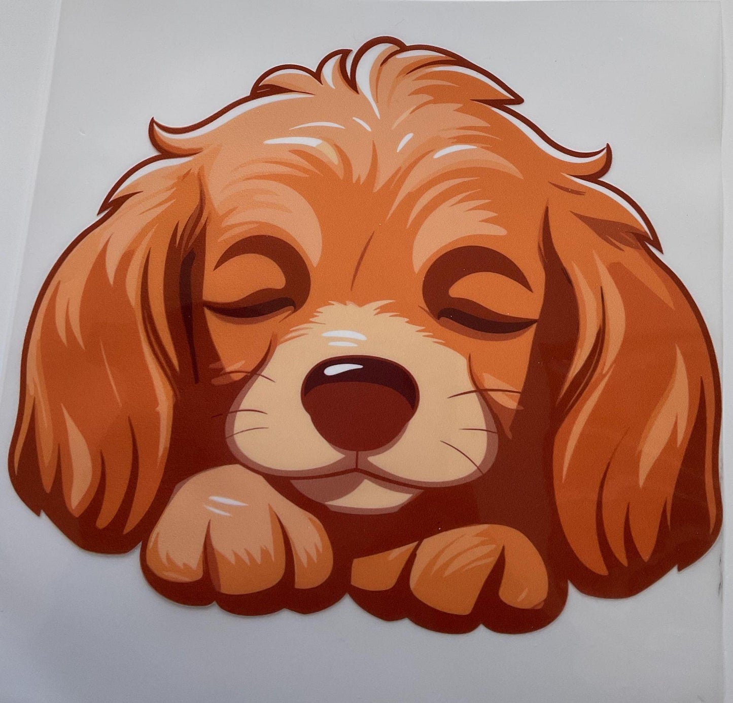 Sleeping Dog, DTF transfer, various breeds