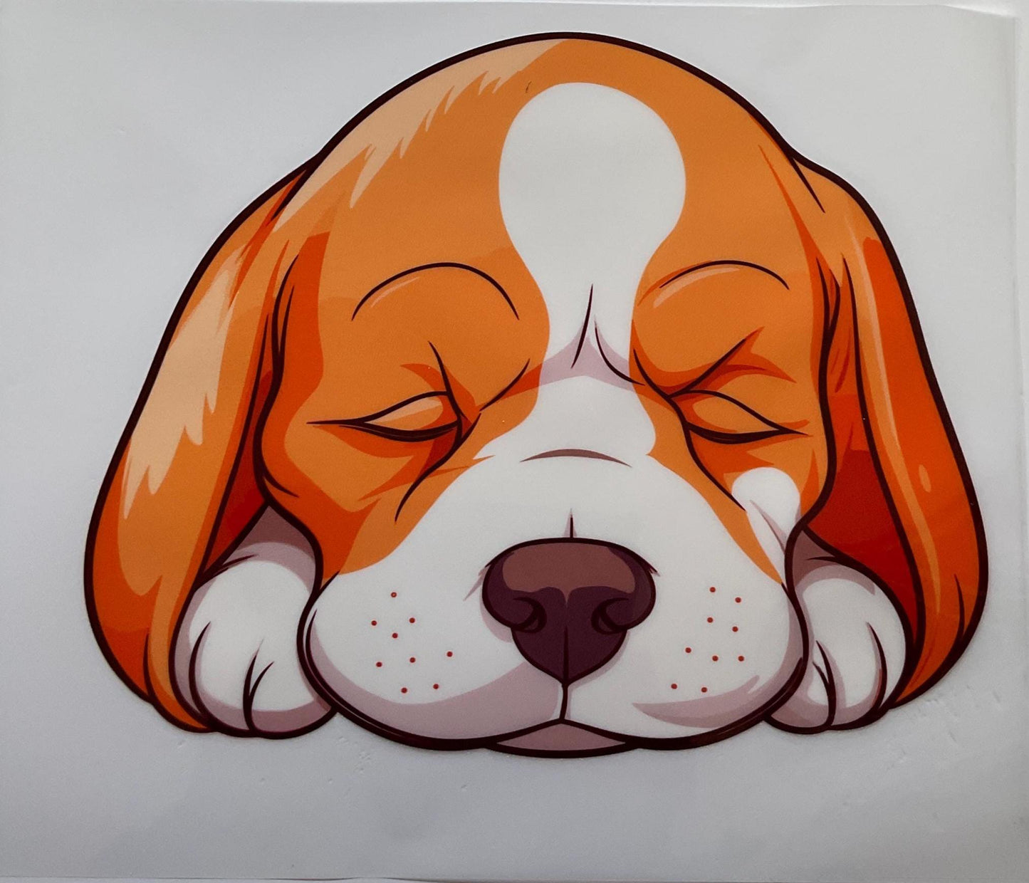Sleeping Dog, DTF transfer, various breeds