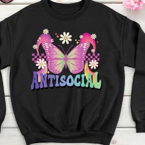 Antisocial Butterfly, DTF transfer